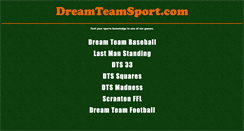 Desktop Screenshot of dreamteamsport.com